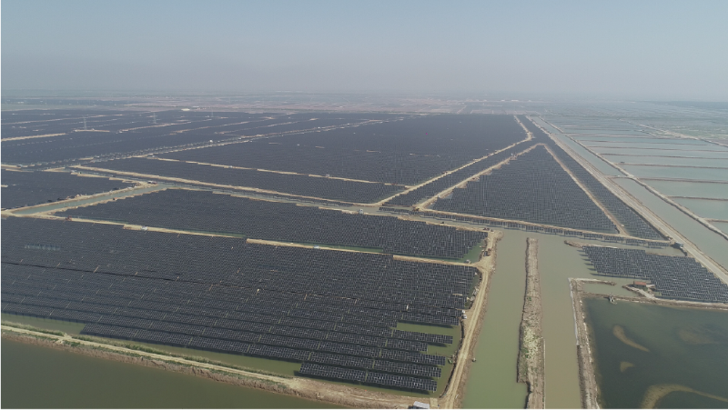 華潤財(cái)金紅光漁業(yè)800兆瓦光伏發(fā)電項(xiàng)目